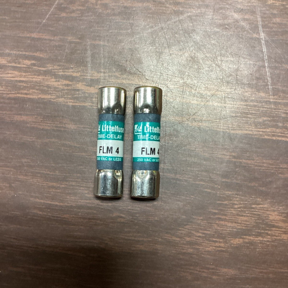 LITTELFUSE FLM 4 TIME DELAY FUSE 250VAC Lot Of 3