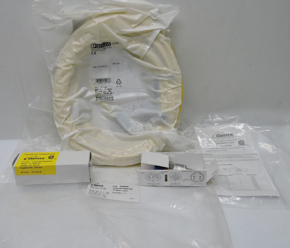 GEMS Pressure Transducer 31CST30CPS02E000 0 -3000PSI 4.5 vR Intrinsically Safe
