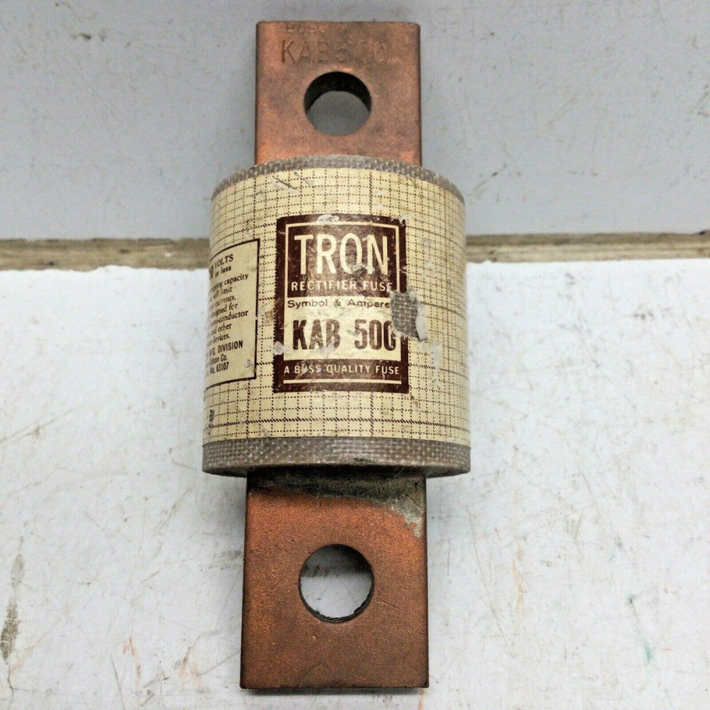 BUSS BUSSMANN TRON KAB 500 Rectifier Fuse 500 AMP 250V