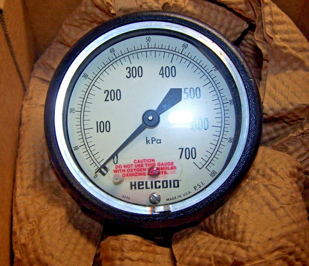 NEW HELICOID 0-700 kPa PRESSURE GAUGE  E1C1E9LOC0000