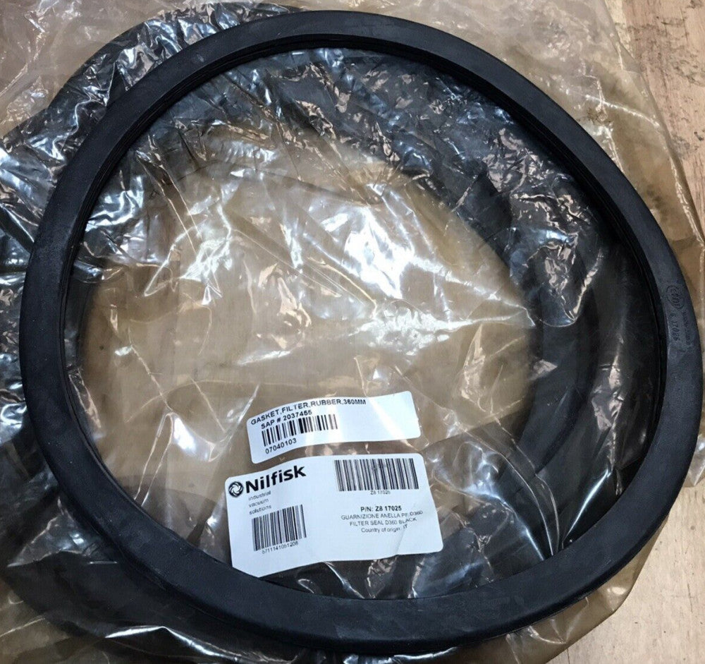 Nilfisk Z8-17025 Filter Rubber Gasket 360MM
