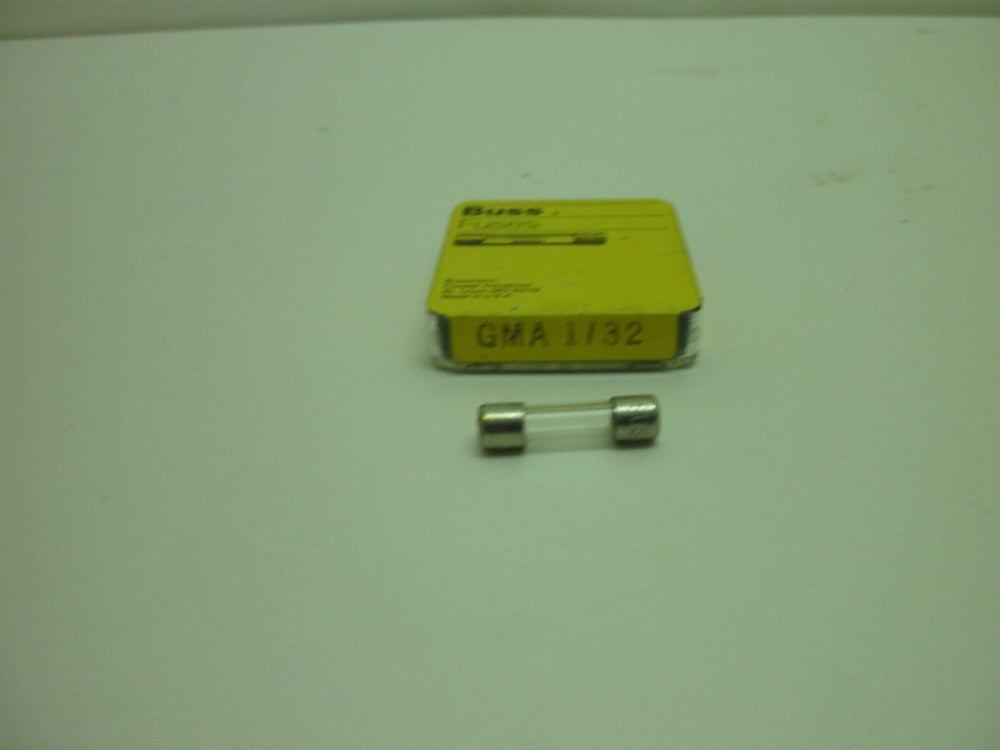 BUSSMANN GMA 1/32 FUSE 1/32 AMP 250V GLASS 5X20 1- (PACK OF 5) NEW IN BOX