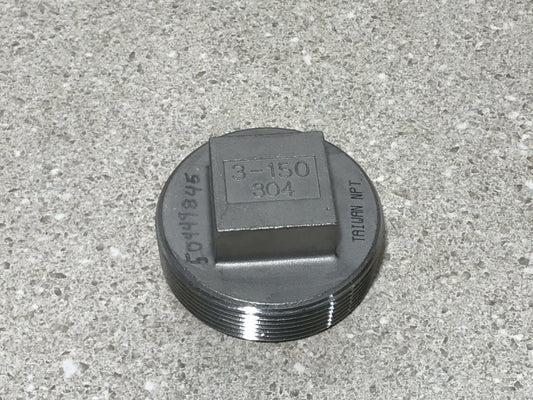 3-150 304 3" SS Pipe Cap NEW