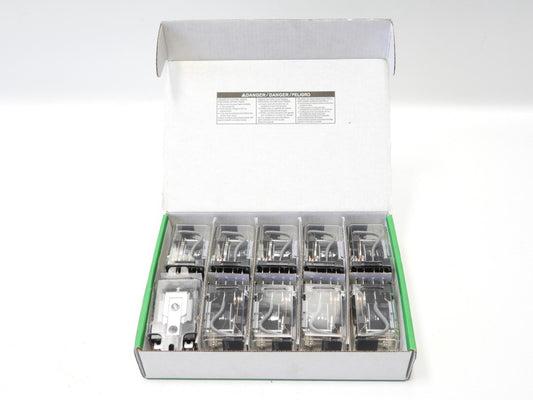 (10-Pack) Schneider Electric 389cx-179 Power Relay DPDT, 24VDC 