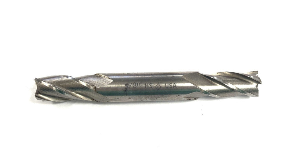 CLEVELAND 5/8" DOUBLE ENDED MILL HS 1-5/8" LOC 4-3/4" OAL 5/8" SHANK DIA. 4 FLT