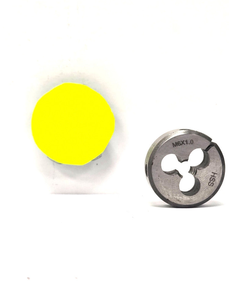 UNBRANDED CIRCLE  6X1.0  THREADING DIE HSS