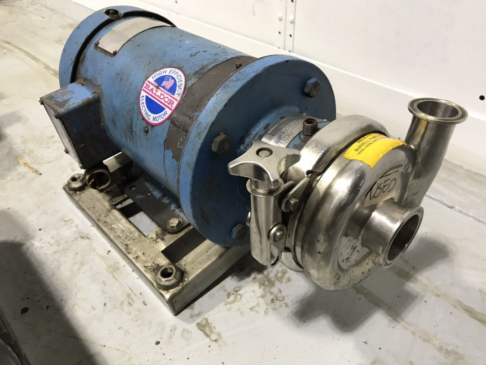 Cherry Burrell 4AHK-F S/S Centrifugal FLEXFLOPUMP 5HP 230/460V 3PH