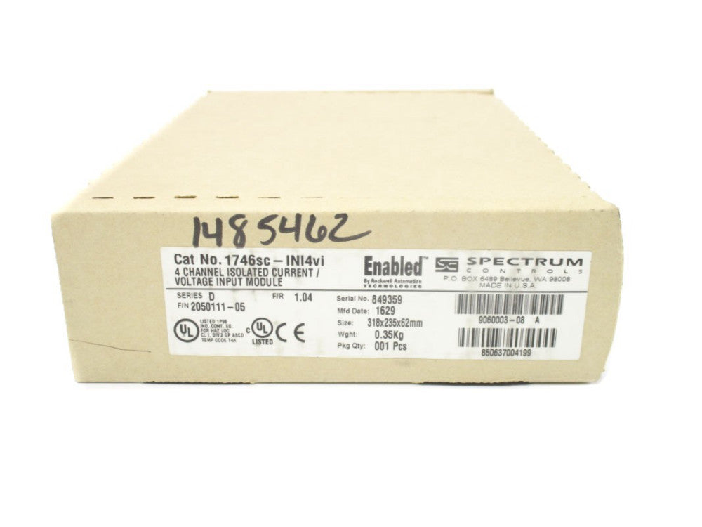 SPECTRUM 1746SC-INI4VI SER. D F/W 1.04 NSFS