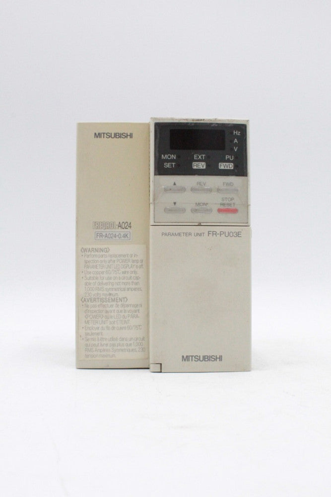 Mitsubishi Electric FR-A024-0.4K-UL 3-Phase Inverter