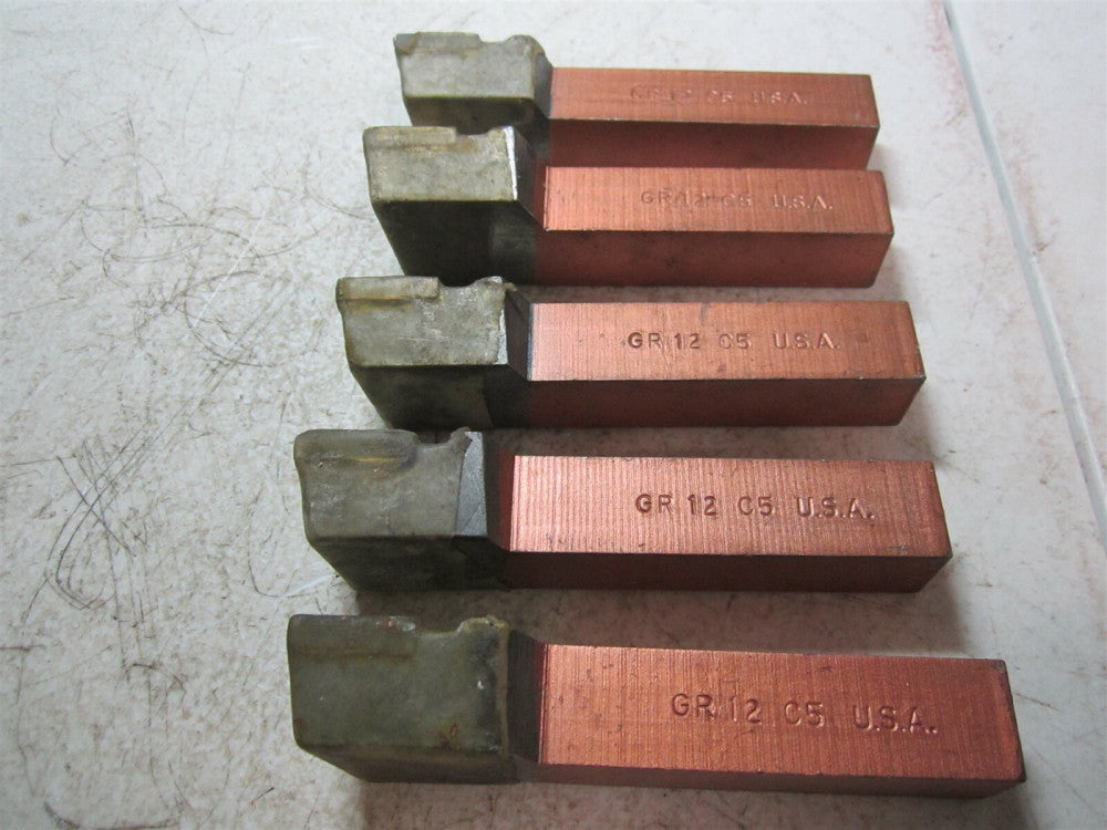 American Carbide Tool (GR12C5) C5 Grade RH Carbide Brazed Tool - Pack of 5