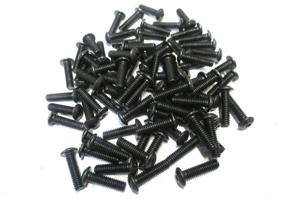 Brighton (201040) #8-32 UNC 5/8" OAL 3/32" Hex Button Cap Screw - Lot of 84