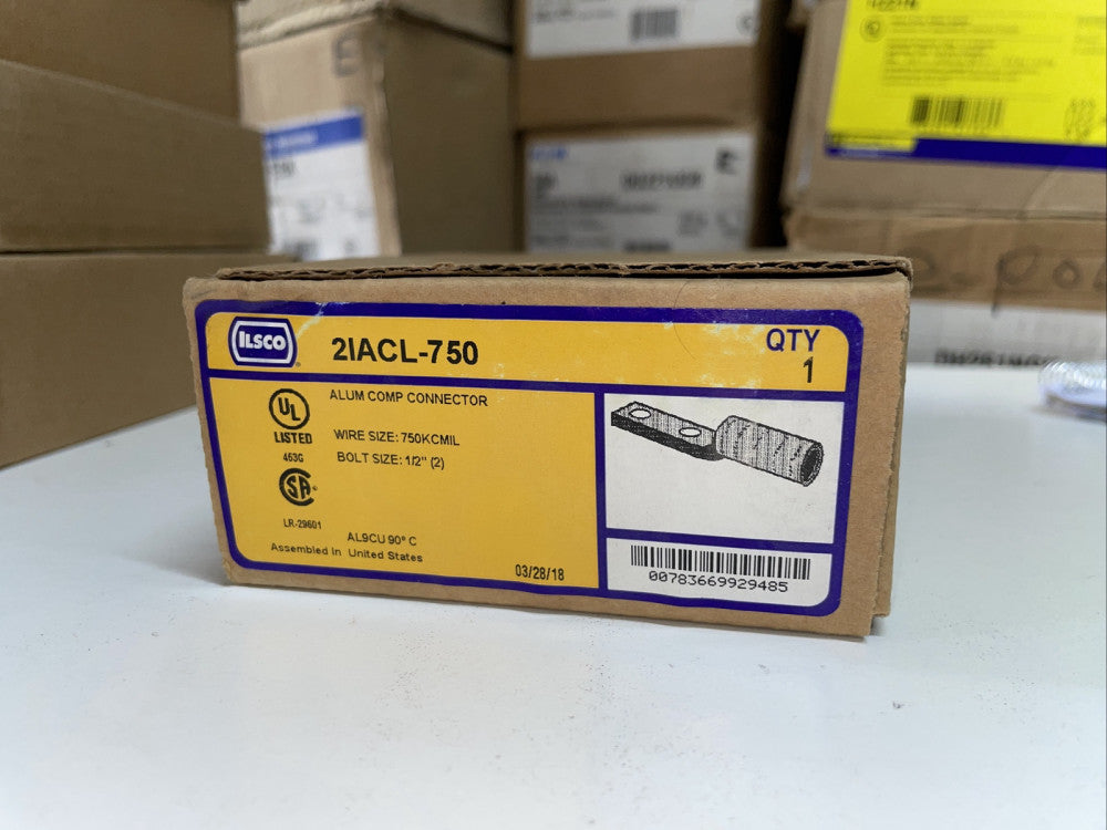 ILSCO 2IACL-750 Aluminum Compression Connector Bolt