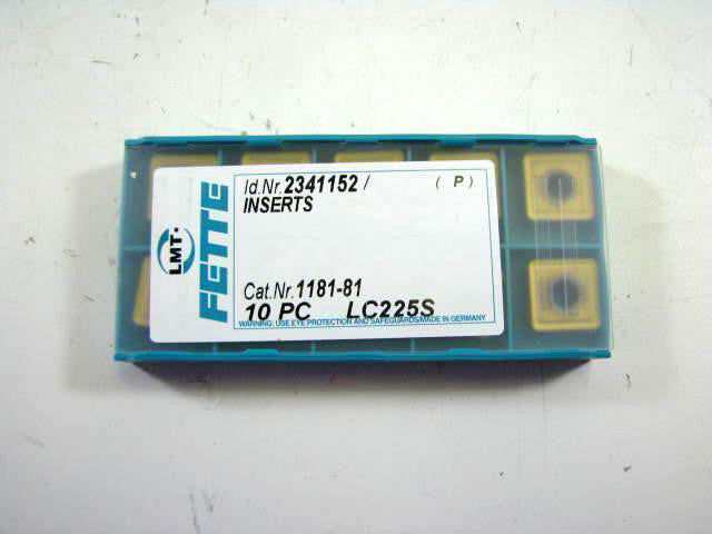 LMT (2341152) 1181-81 LC225S Carbide Milling Inserts Pack Of 10