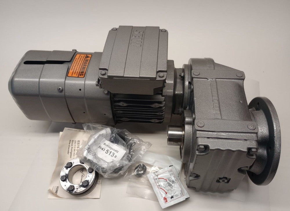 SEW EuroDrive FHF37-DRS71S4BE05/TH/ES7S/DH x 80.65 Gear Motor 80.65:1 1700/21rpm
