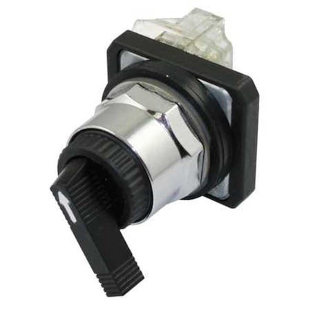 Dayton 30G310 Non-Illum Selector Switch,Cam D,1No/1Nc