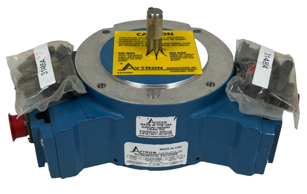 NEW AVTRON AV485-N1S6Y6Y3000 INCREMENTAL ENCODER 1024/1024PPR 5-24VDC 100mA