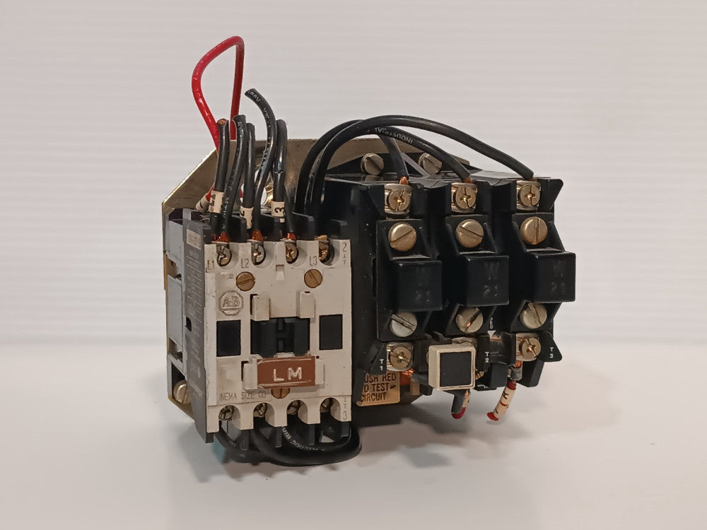 Allen Bradley 509-TOD Motor Starter,  3 Pole, NEMA Size 00, 3 Phase, W21 Heaters