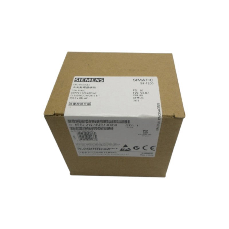 SIEMENS 6ES7212-1BE31-0XB0 120/240VAC NSFS