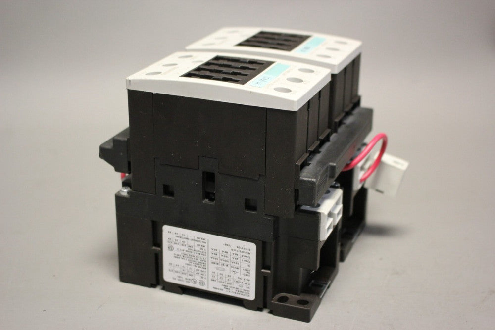 UNUSED SIEMENS REVERSING CONTACTOR ASSEMBLY 3RA13368XB301AK6/3RA1336-8XB30-1AK6