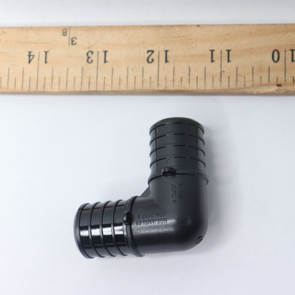 EFF Elbow Fitting 90 Degree Polyphenylsulfone Black 1" 32177B