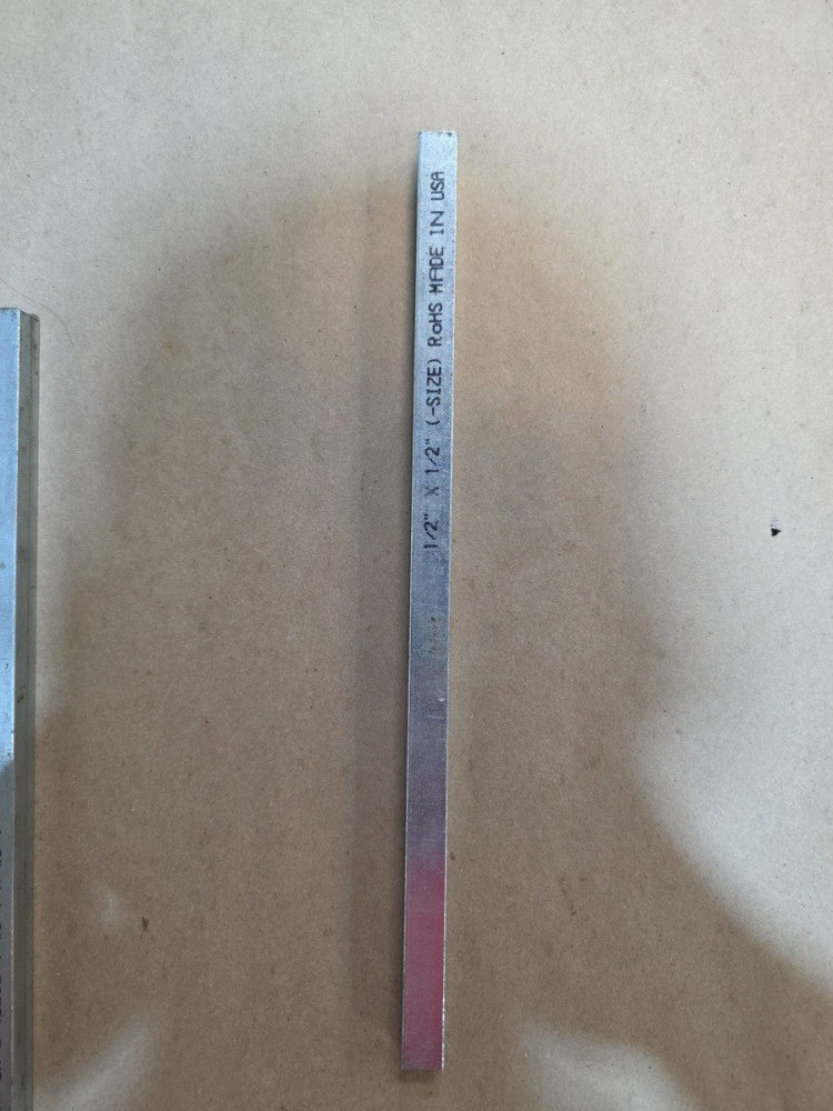 Key Stock,  1/2 x 1/2 MADE IN USA