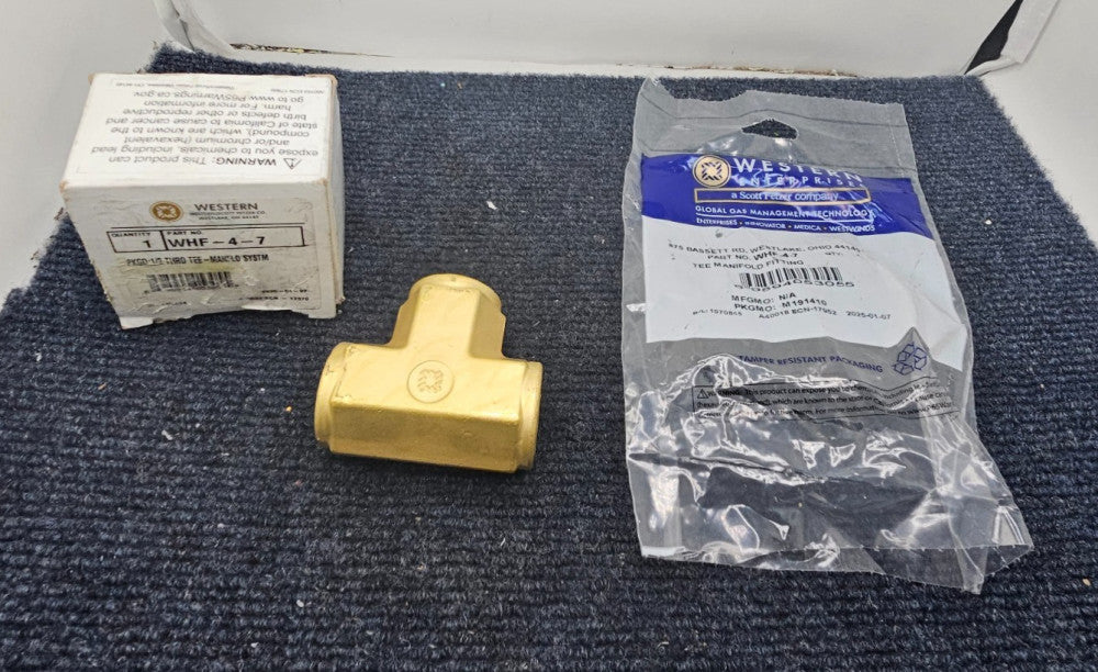 Western Enterprises WHF-4-7 1/2" x 1/2" x 2-1/2" Pipe Tee Fitting