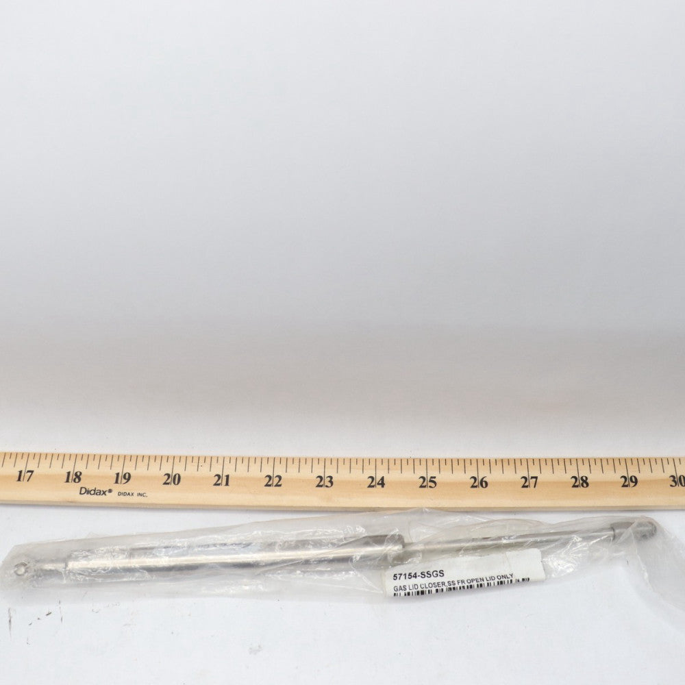 Biro Gas Lid Closer for Open Lid Only Stainless Steel 57154-SSGS