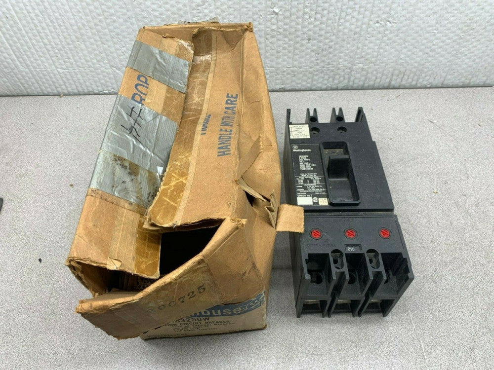 NEW WESTINGHOUSE 752B417G16 3 POLE 250AMP CIRCUIT BREAKER JB3250W