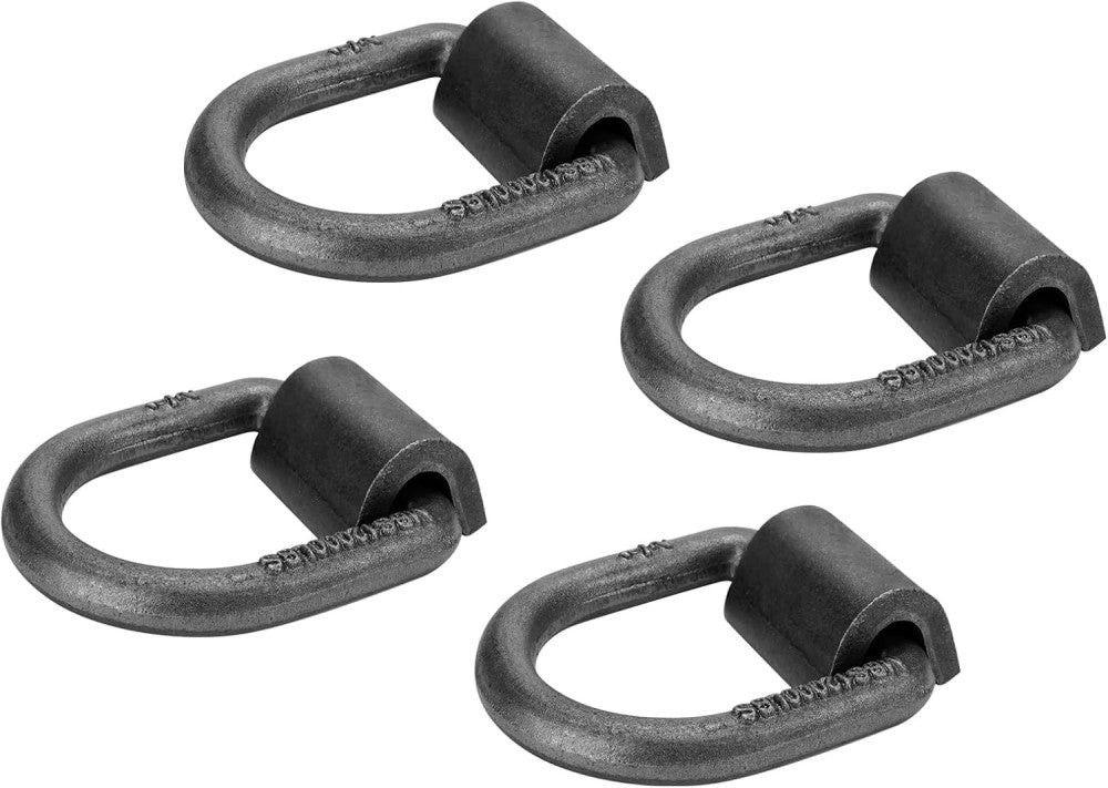 1/2" 12000 Lbs Heavy Duty Weld-On Forged Steel D-Rings Tie Anchor Tie Ring for S