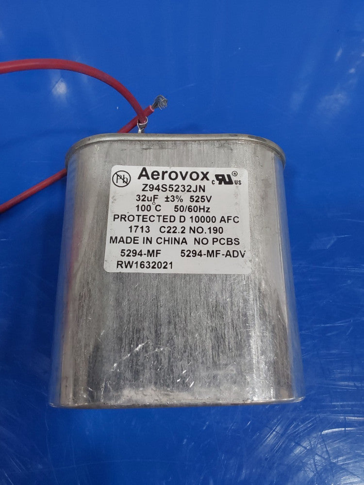 Aerovox Z94S5232JN, ROHS32uF ±3% 525V. 100°C 50/60Hz, 5294-MF RW1632021
