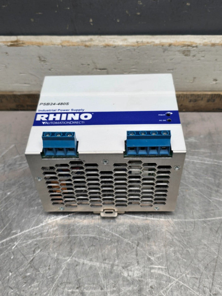 AUTOMATION DIRECT PSB24-480S POWER SUPPLY 100/240VAC 6A INPUT, 24VDC 20A OUTPUT!