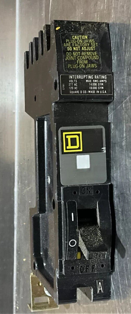 Square D FY-14030-A Molded Case Circuit Breaker 1p 30a Amp Nos Surplus