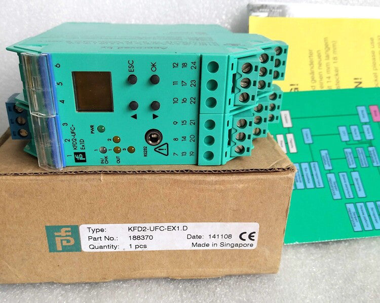 New In Box PEPPERL + FUCHS KFD2-UFC-EX1.D Safety Barrier