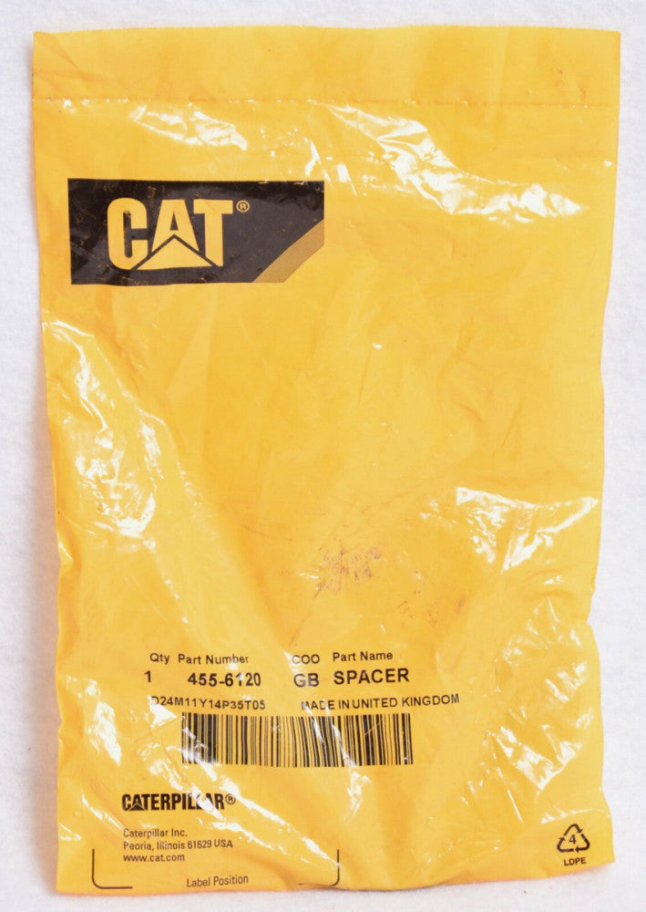 OEM CAT Caterpillar Spacer 455-6120  526-6708  Factory Sealed