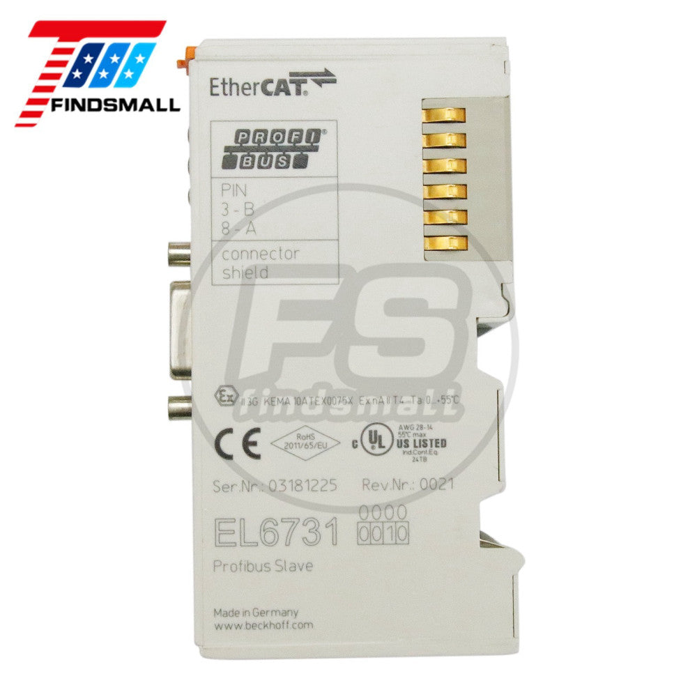 No original box BECKHOFF EL6731-0010 PROFIBUS Master Terminal