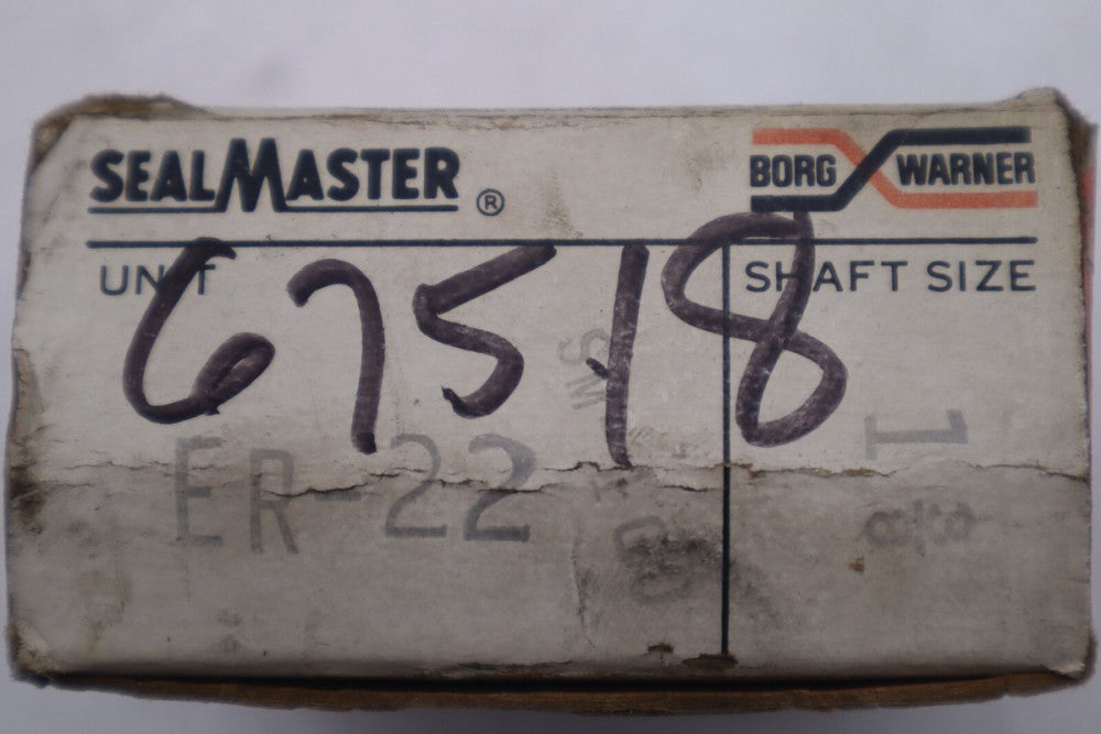 SEALMASTER ER-22 BEARING 1 3/8 STOCK #B-1161