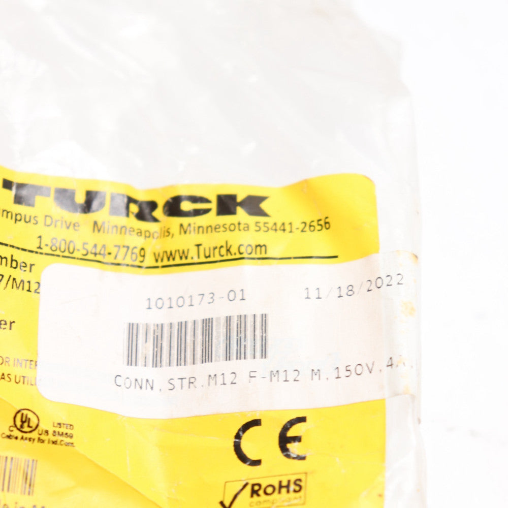 Turck Straight Connector M12 1010173-01