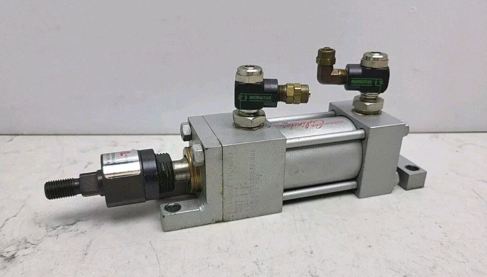 Milwaukee A-43 Pneumatic Cylinder 1.5" Bore 1" Stroke 250 Psi Eaton Rod Coupler