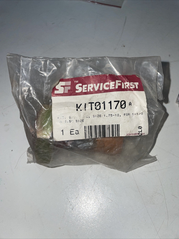1- Service First KLT01170, 1-1/8" STRAIGHT ROTOLOCK KIT COMPRESSOR TO BRAZ NOS