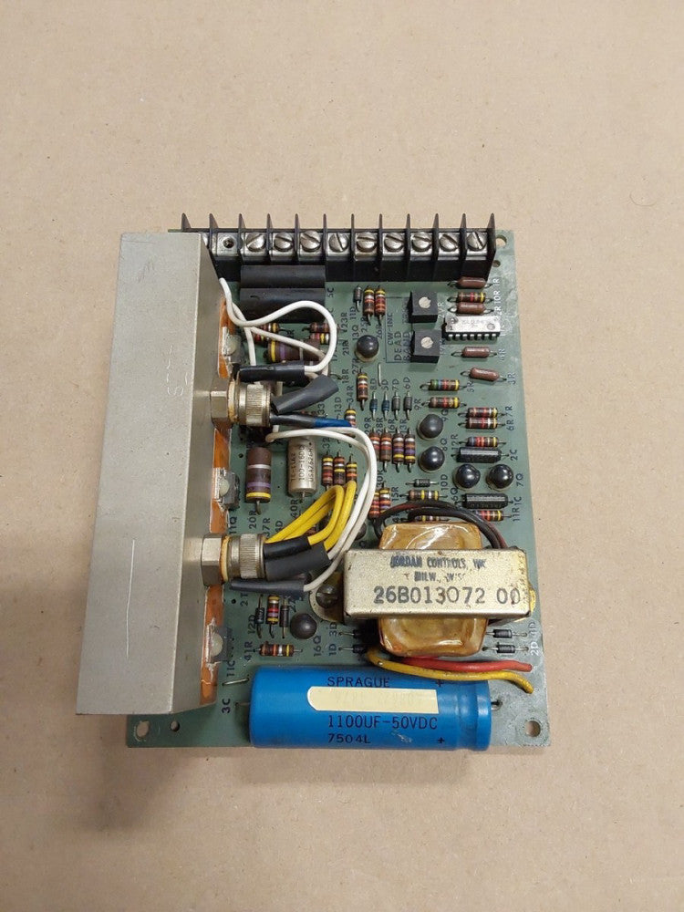 Jordan Controls 49 D 500176 REV D