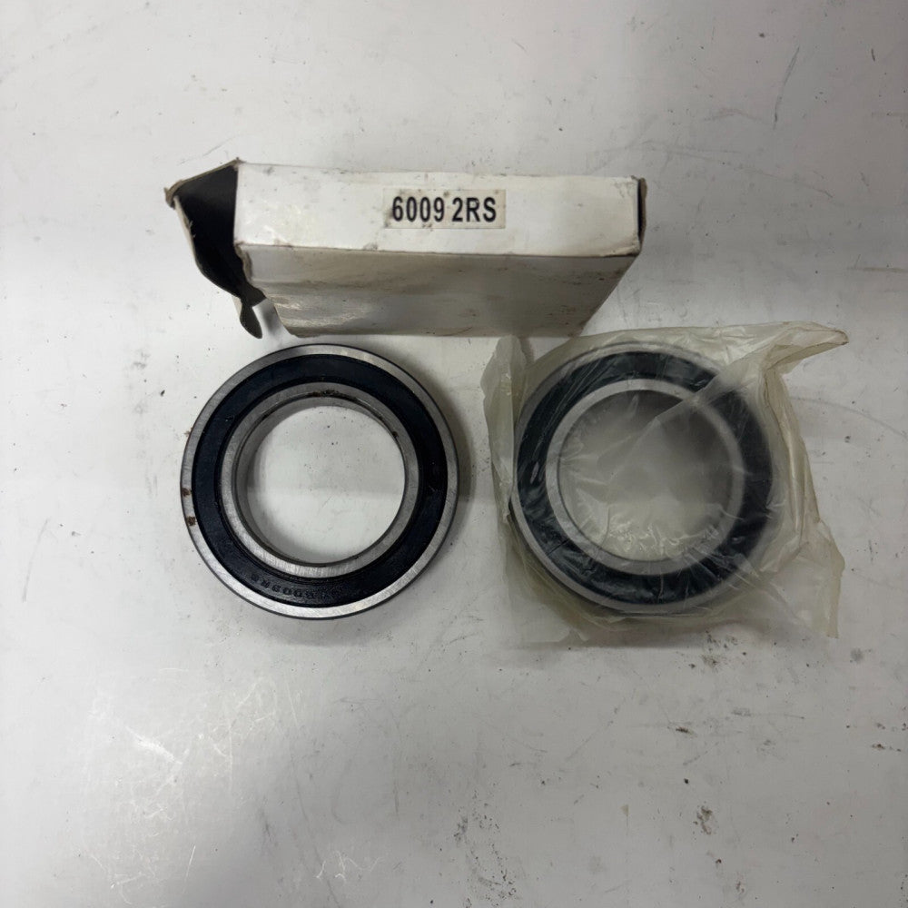 HBC DEEP GROVE BEARING S6009-2RS OAD 45MMX 75MMX 16MM CHROME STEEL LOT OF 2