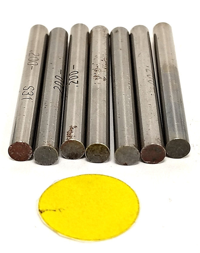 MEYER GAGE PIN .200- 2" OAL STEEL ****LOT OF 7****