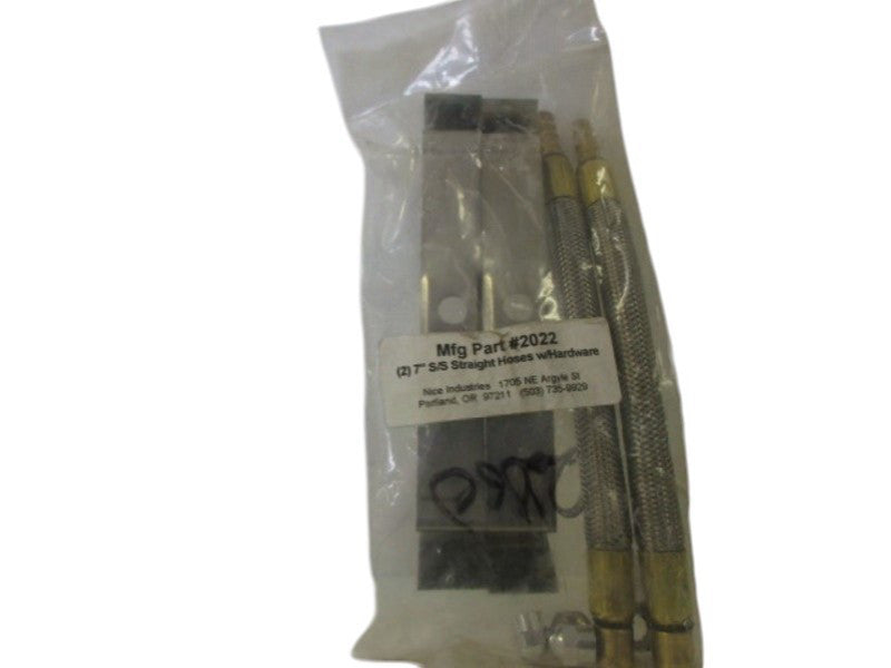 NICE INDUSTRIES 2022 S/S STRAIGHT HOSES W/HARDWARE NSMP