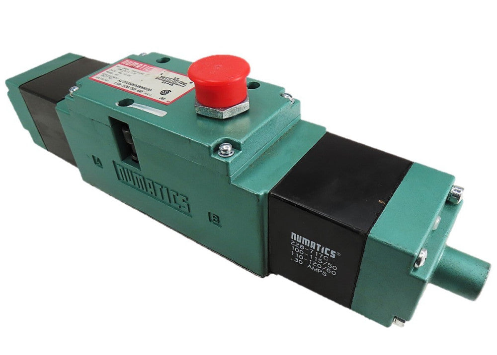 Numatics A23SS500S000030 Pneumatic Solenoid Valve Manifold Block 120VAC Coil NEW