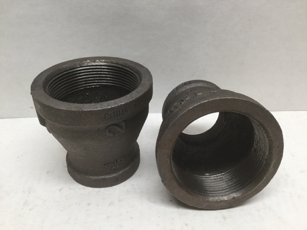 MUELLER 521-386HC Reducer Coupling FNPT 2" x 1-1/4" Pipe Fitting 2 Pack