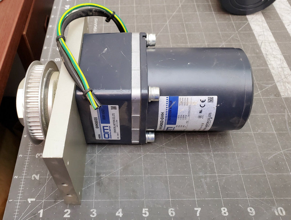 ORIENTAL GVH5G25 GEARHEAD 25:1RATIO & VHI540S2-GVH MOTOR WORKING PULL [Z5B3]