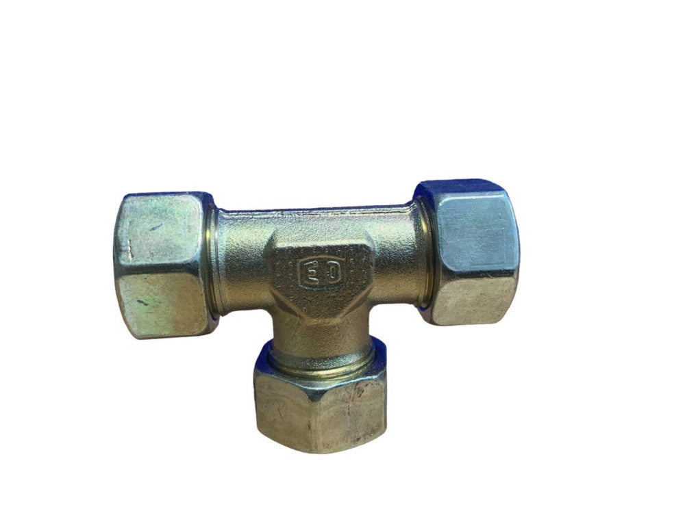 ST EC 22-L T-Piece Hydraulic Fitting Screw Connection 4 Piece