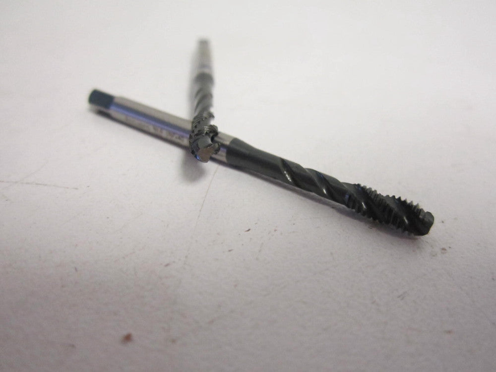 6-40 HSSE H3 UNF Blue Band Modified Bottoming Chamfer Stainless Steel Tap- Qty 2