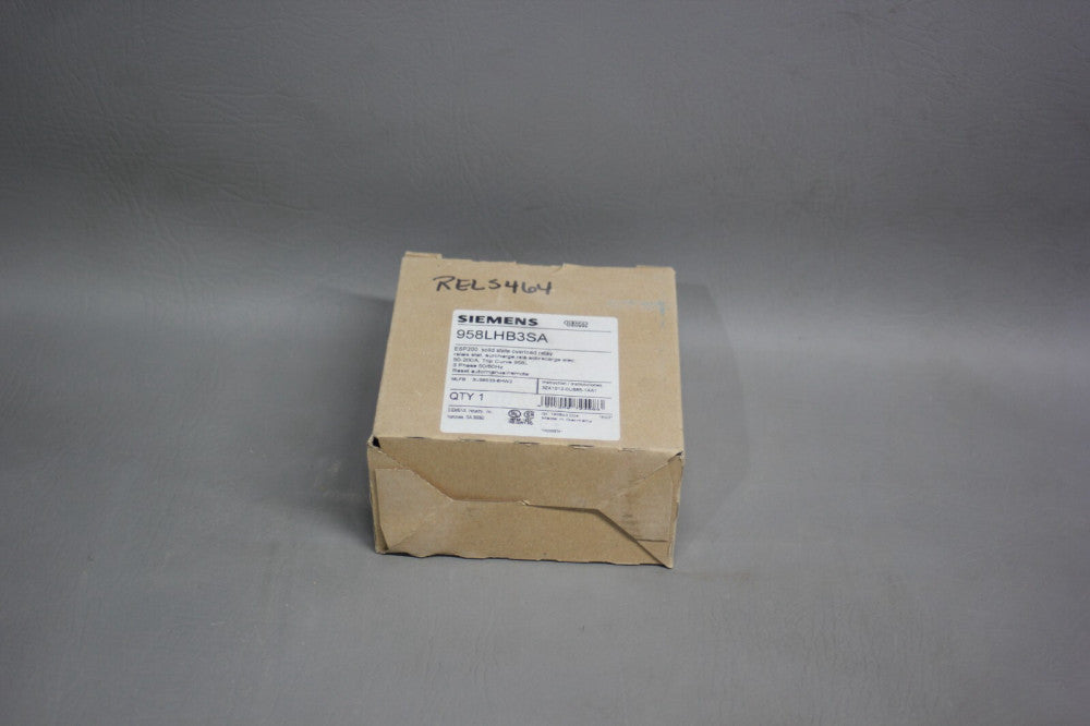 NEW SIEMENS SOLID STATE OVERLOAD RELAY 3UB8533-6HW2958LHB3SA