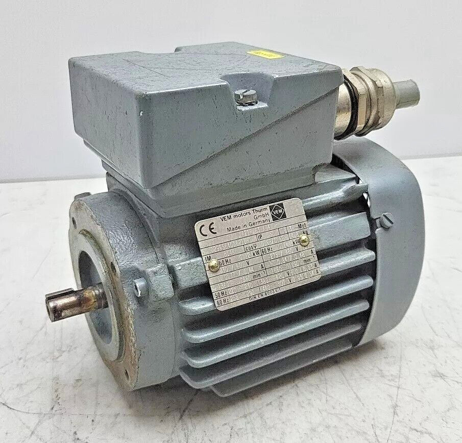 Vem K21R 63 K 4 0.12kW 0.14kW 60Hz 230/400V 275/480V B14K Ac Motor